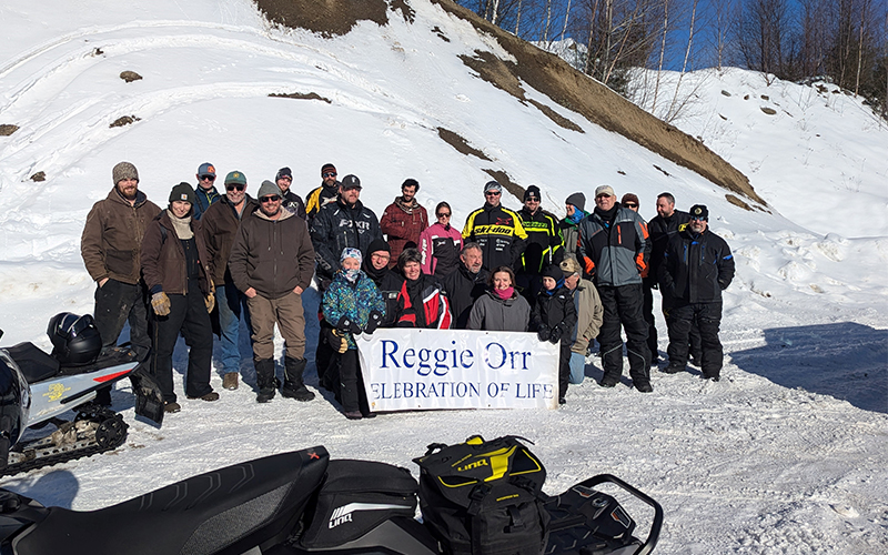 Ridge Runners celebrate Reggie Orr 