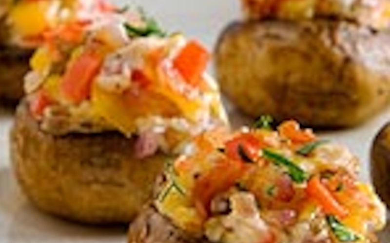 Stuffed Mushroom Caps
