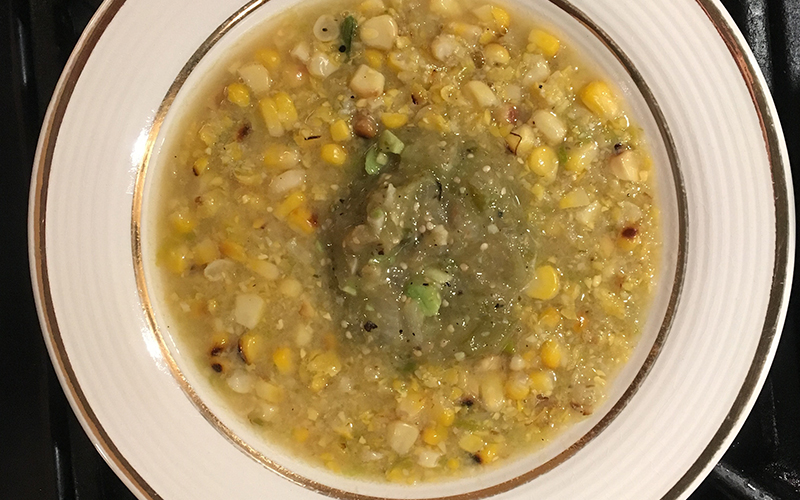 Corn and Leek Soup