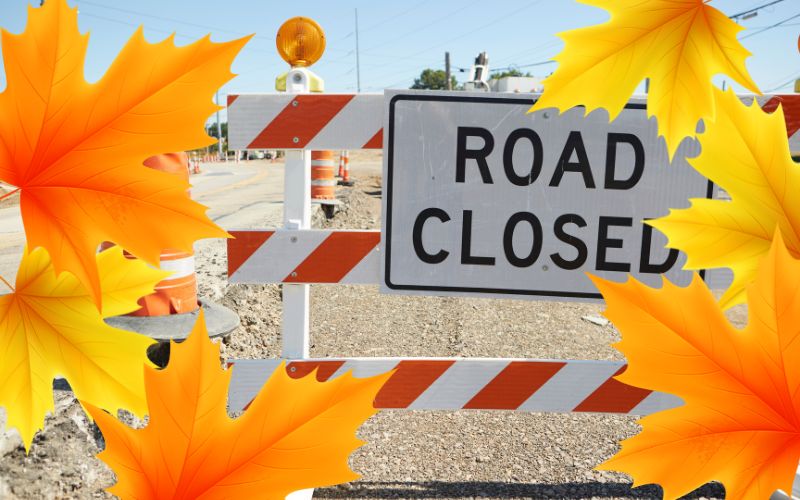 Foliage season road work impacts Warren