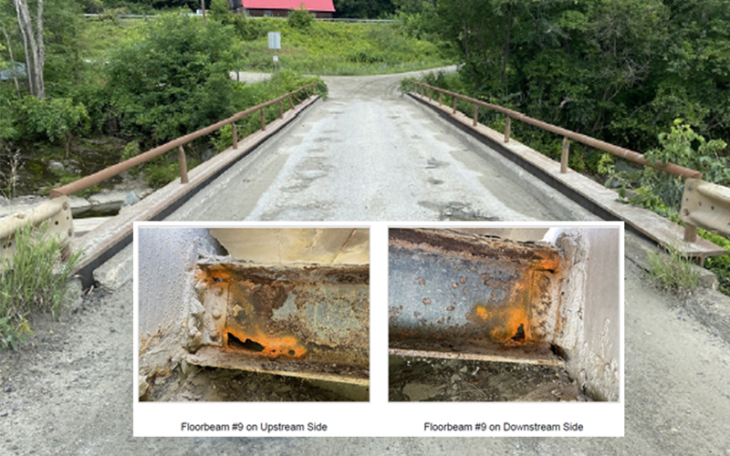 Meadow Rd Bridge POSTED