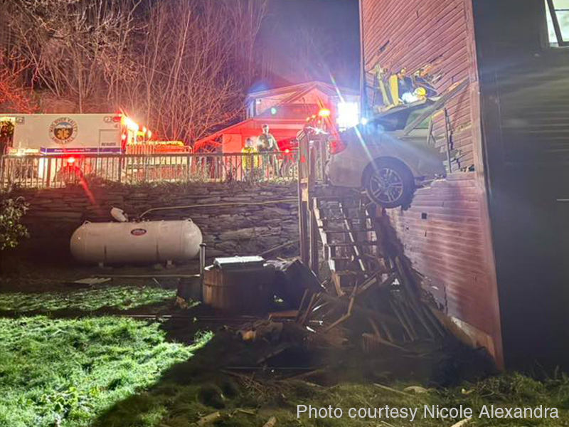 Single vehicle accident. Photo courtesy Nicole Alexandra