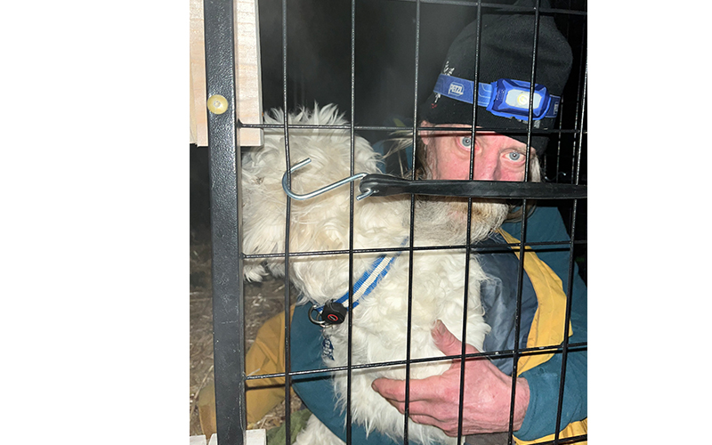 Sally with Pete Stevenson