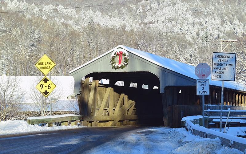 Waitsfield  Covered Bridge by Jeff Knight