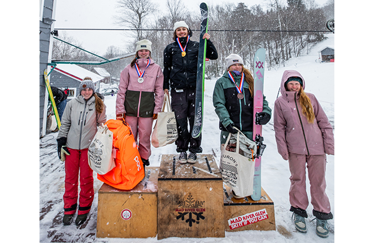 April MRG Freeski Podium