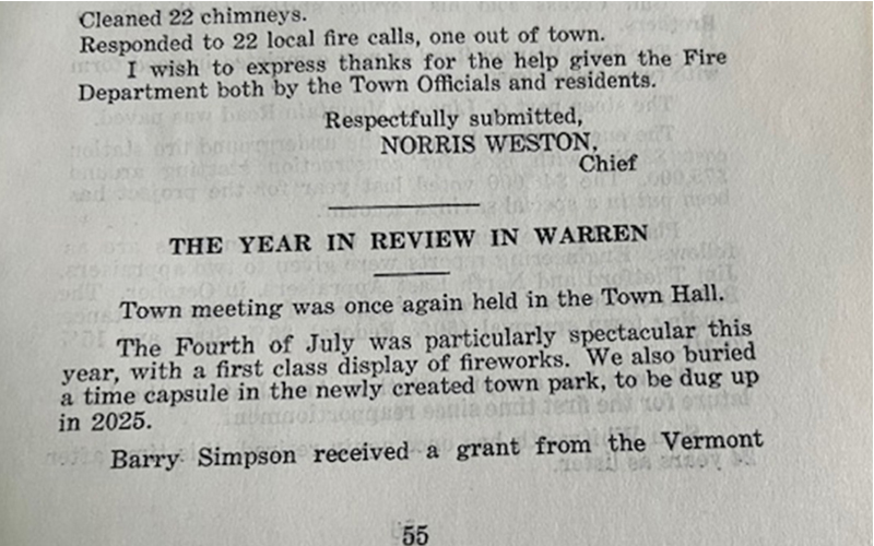 May WarrenVillageTimeCapsule