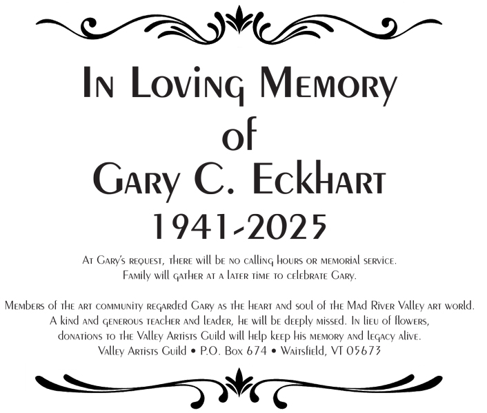 Gary Eckhart memorial blank