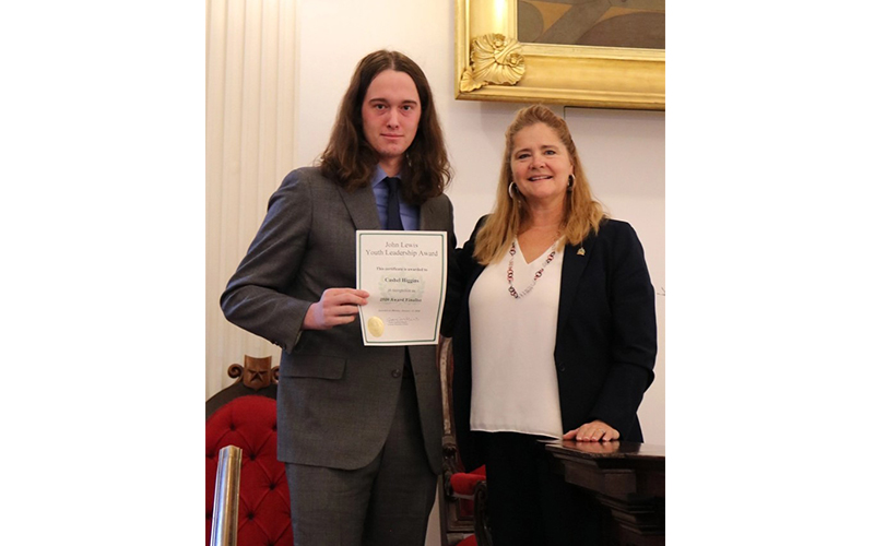 JohnLewisYouthLeadershipAward CashelHiggins