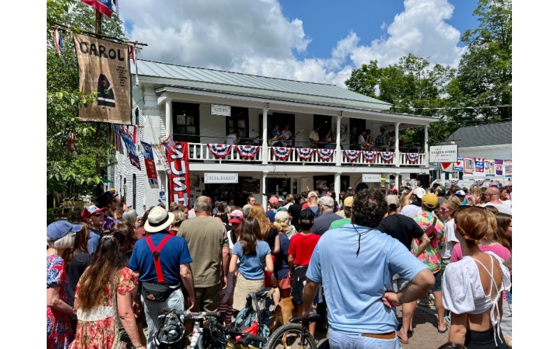 Warren Store Porch Band - Photo by Susie Conrad