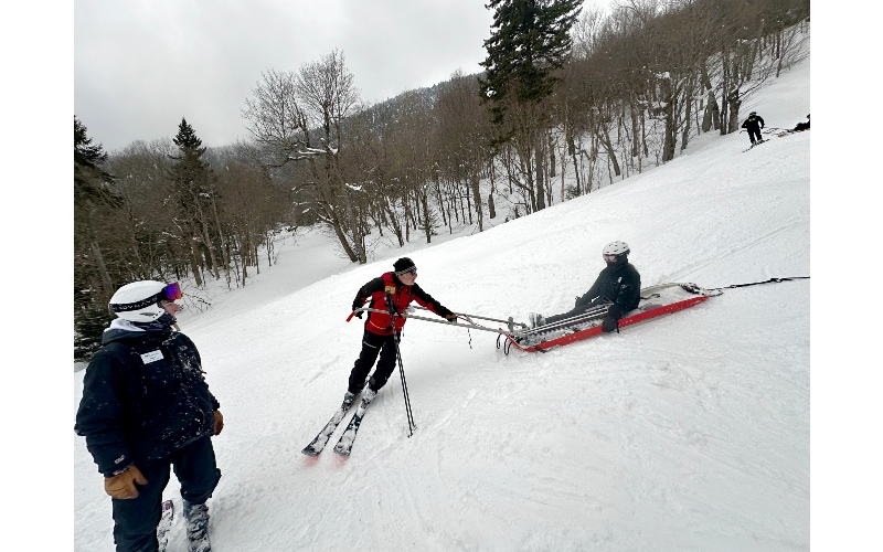 Photos John Wilson  Warren Rayburn, Harwood student is featured in photos with orange jacket and black backpack, is one of the MRG yaps 