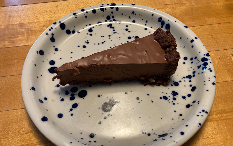 Vegan chocolate tart