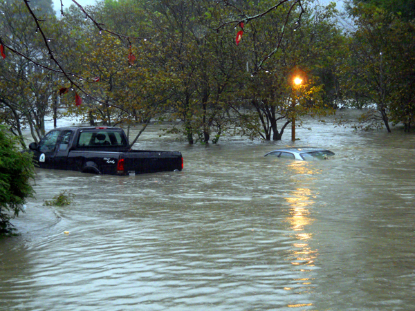 Flooding in Waitsfield from Tropical Storm Irene