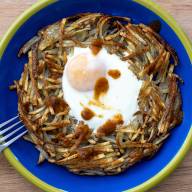 Baked Egg in a rosti 