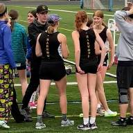 Harwood girls track exceeds expectations in April 10 meet against South Burlington