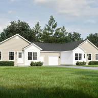Four new housing units under construction north of Waitsfield Village
