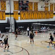 Harwood varsity volleyball defeats Randolph