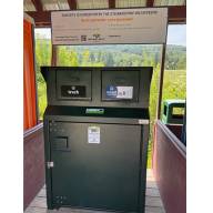 Mad River Valley Bear Initiative installs BearSaver receptacles.