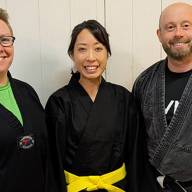 Melissa Durand earns Yellow Belt rank
