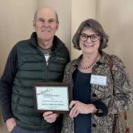 Sally and Tobi von Trapp receive Vermont Nursey and Landscape Association award