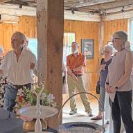Gary Eckhart Gallery is dedicated at Big Red Barn at Lareau Farm